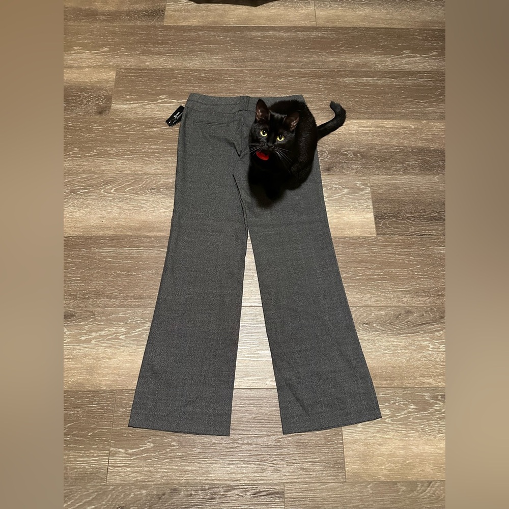 Black/Charcoal Wide Leg Pants